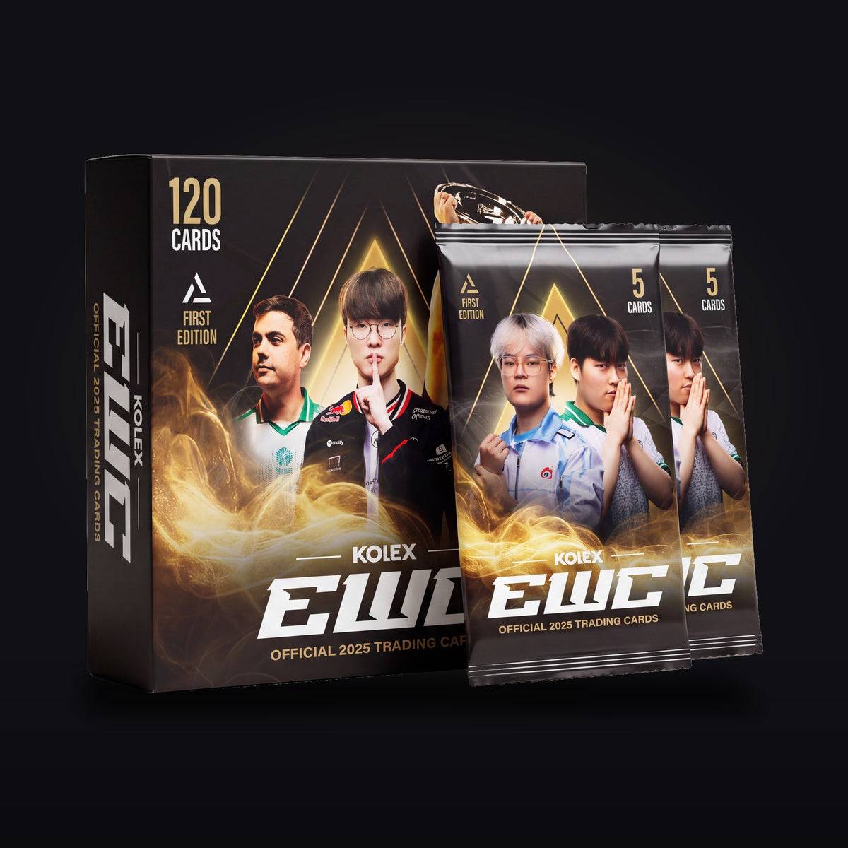 EWC 2025 First Edition Hobby Box with two sealed packs