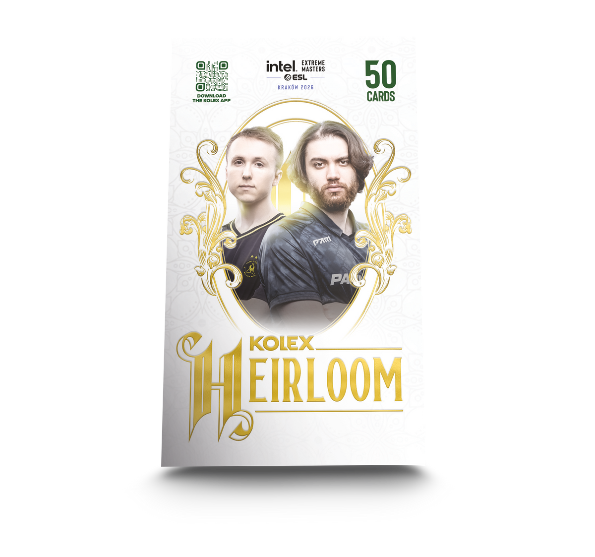 Heirloom Standard Box, 50 holographic CS2 cards