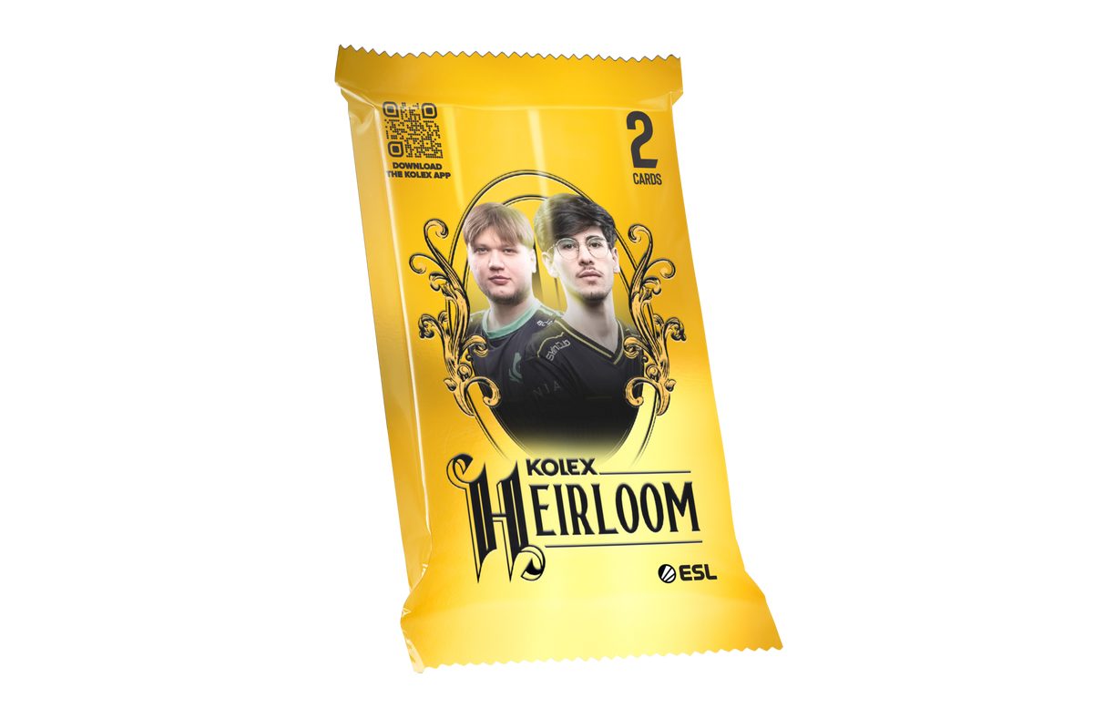 Sealed Heirloom Premium Pack, 2 cards with a guaranteed insert