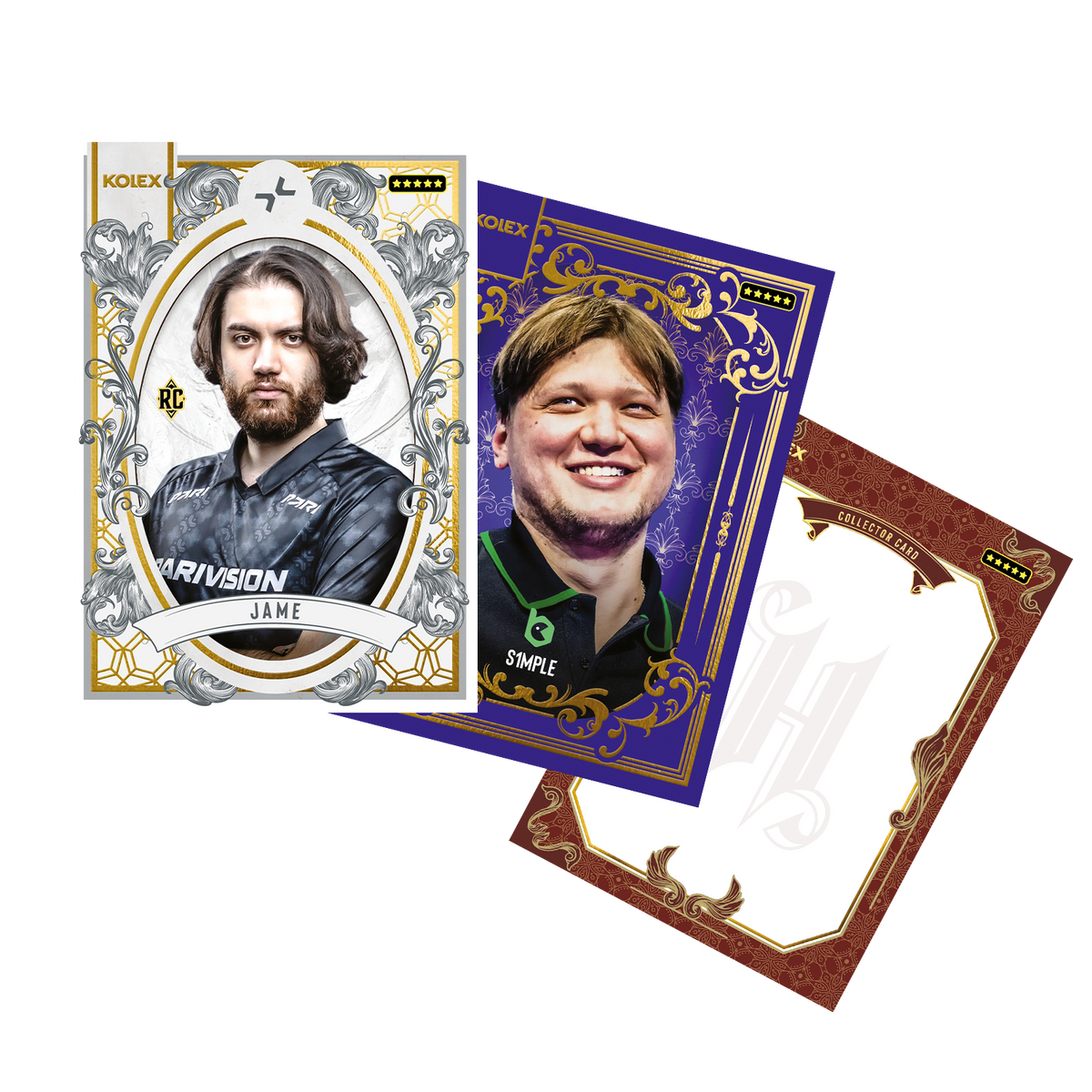 Heirloom Legendary cards: Jame, s1mple and the Legendary Collector Card, slabbed